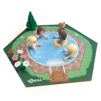 Piscine Playmate Village + mini tapis 3