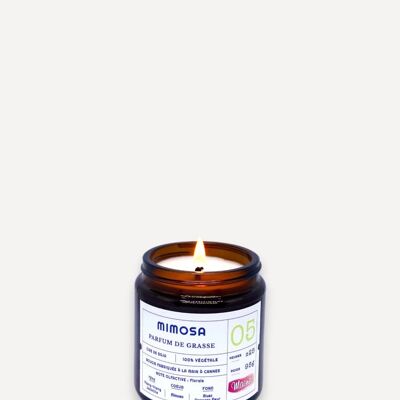 Mimosa scented soy wax candle N°5 - 90Gr