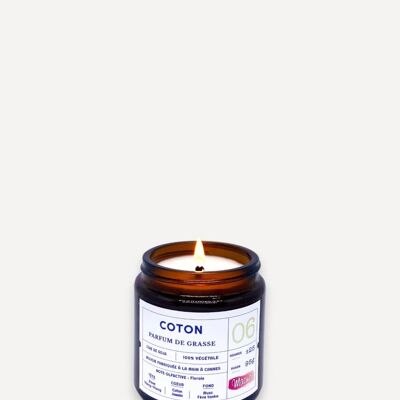 Cotton Flower scented soy wax candle N°6 - 90Gr