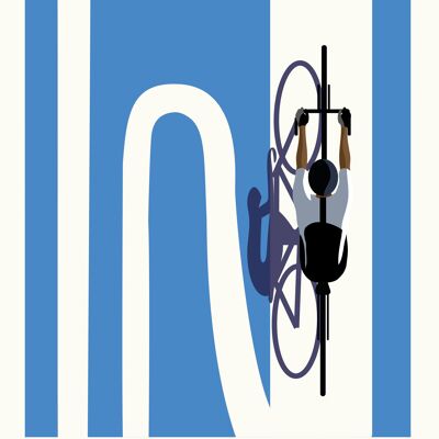 Poster in bicicletta