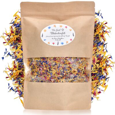 Coriandoli di fiori secchi / coriandoli nuziali a base di mais e calendula con lavanda