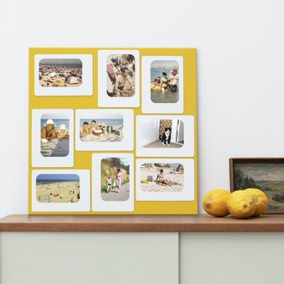 Photo Frame - Magnetic Collage - M9 yellow