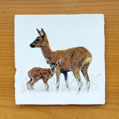 Deer – Vintage Style Tile