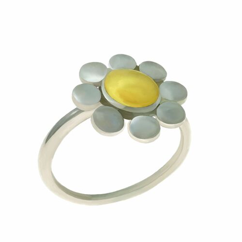 Anillo Sunflowers