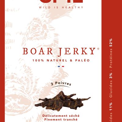 Wild boar jerky