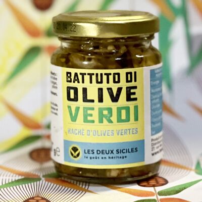 Olive verdi tritate