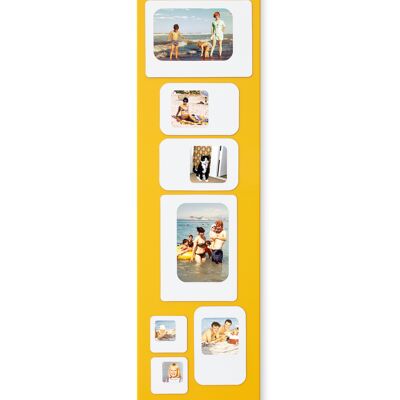 Photo Frame - Magnetic Collage - M7 yellow