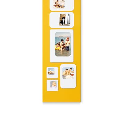 Marco de fotos - Collage magnético - M7 amarillo