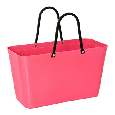 Hinza bag Large Tropical Pink - Green Plastic