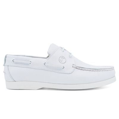 Women’s Boat Shoes Seajure Shoal Leather White