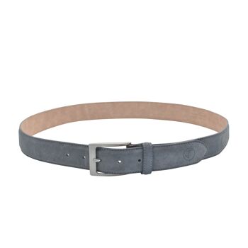 Ceinture homme Seajure en daim gris 2