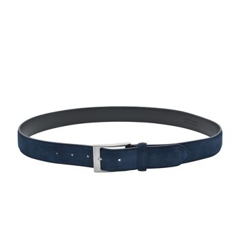 Ceinture Homme Seajure Bleu Marine En Daim 2