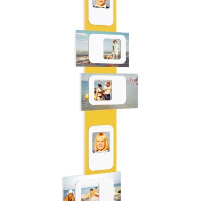 Portafoto - Collage Magnetico - T5 giallo