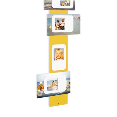 Marco de fotos - Collage magnético - T5 amarillo