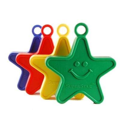 Balloon Weights Primary Assorted Star