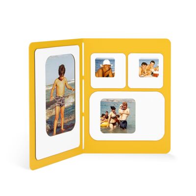 Photo Frame to stand - Magnetic Photo Frame - C4 yellow