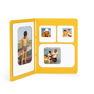 Photo Frame to stand - Magnetic Photo Frame - C4 yellow
