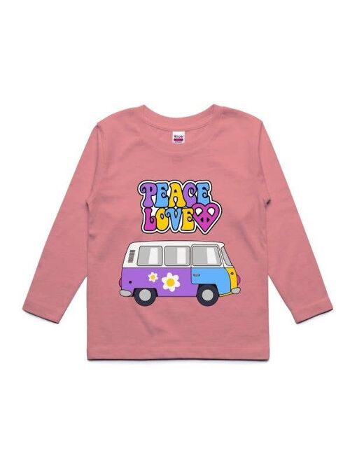 Kids Shirt Long Sleeve Volkswagen Girl__4 - 5 Years