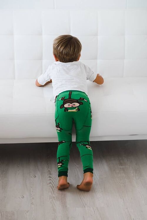 Leggings Elobaby Monkeys__Size 4 4-6 Years