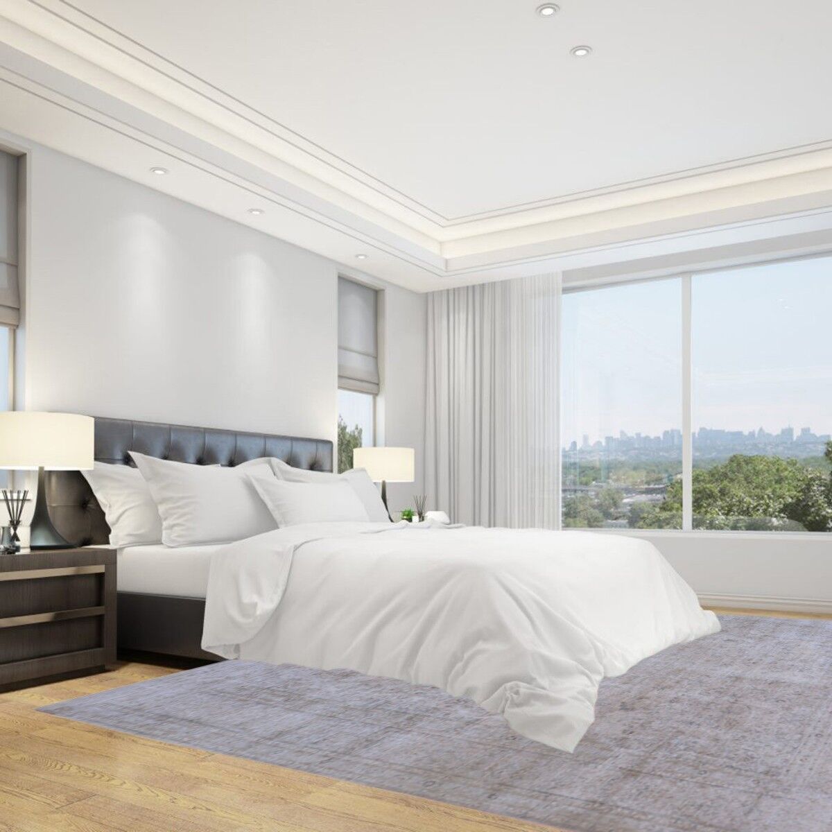 Tappeto Antico Overdyed Mountain Mist