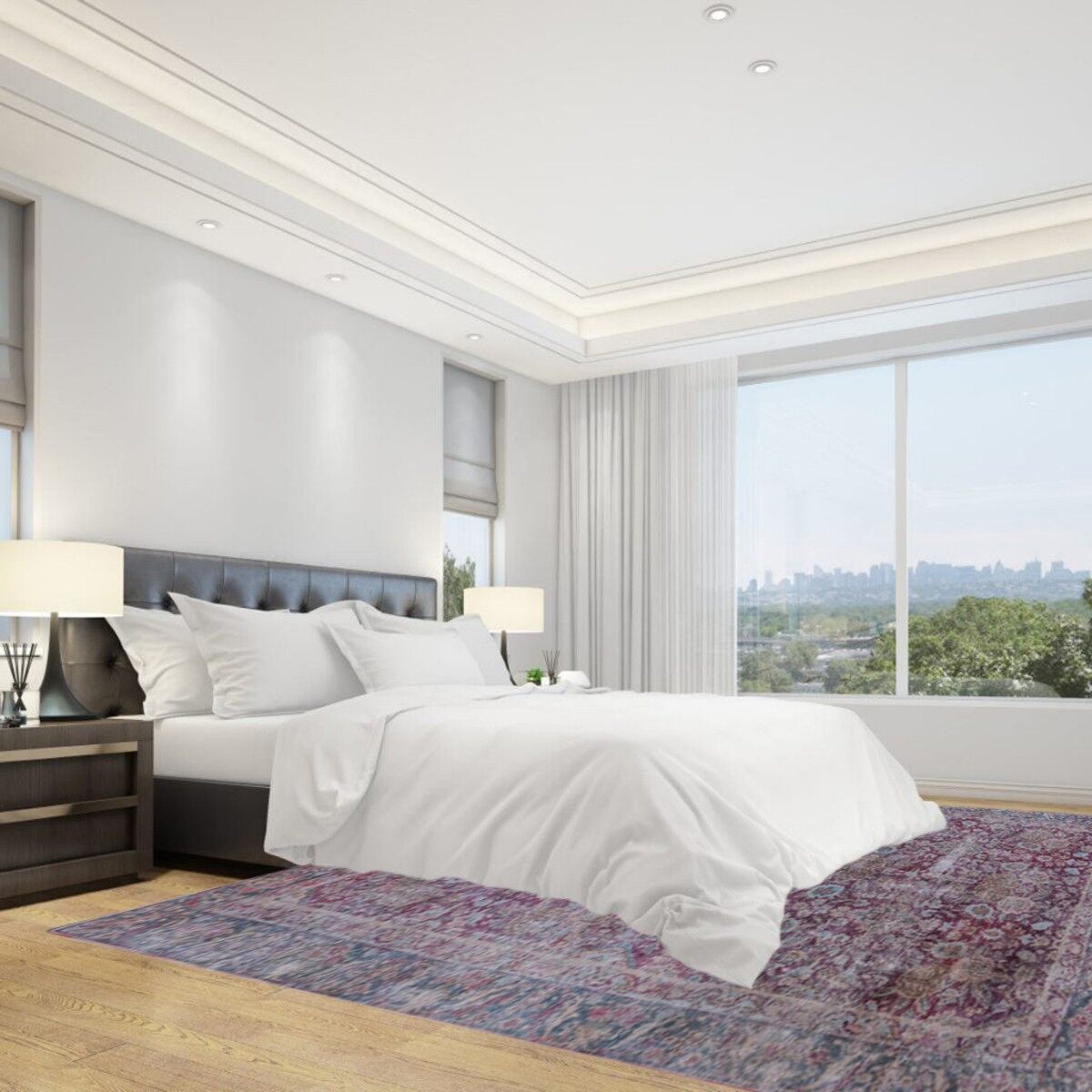 Tappeto di lana Porto Tawny sovratinto