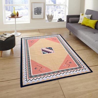 Alfombra Pancho Kilim vintage hecha a mano