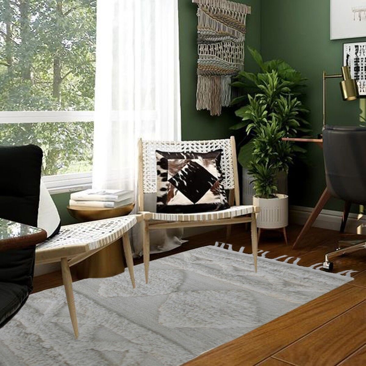 Tappeto Kilim Nomadic Calice d'argento IKAT