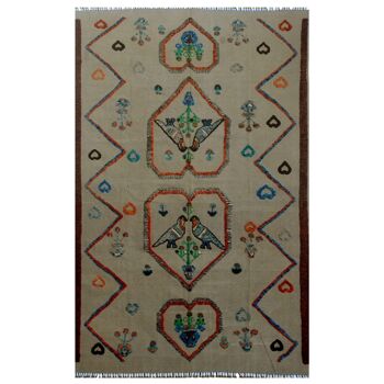 Tapis Kilim Berjista Makara Beige 2