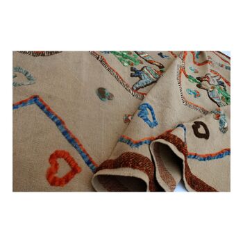 Tapis Kilim Berjista Makara Beige 4