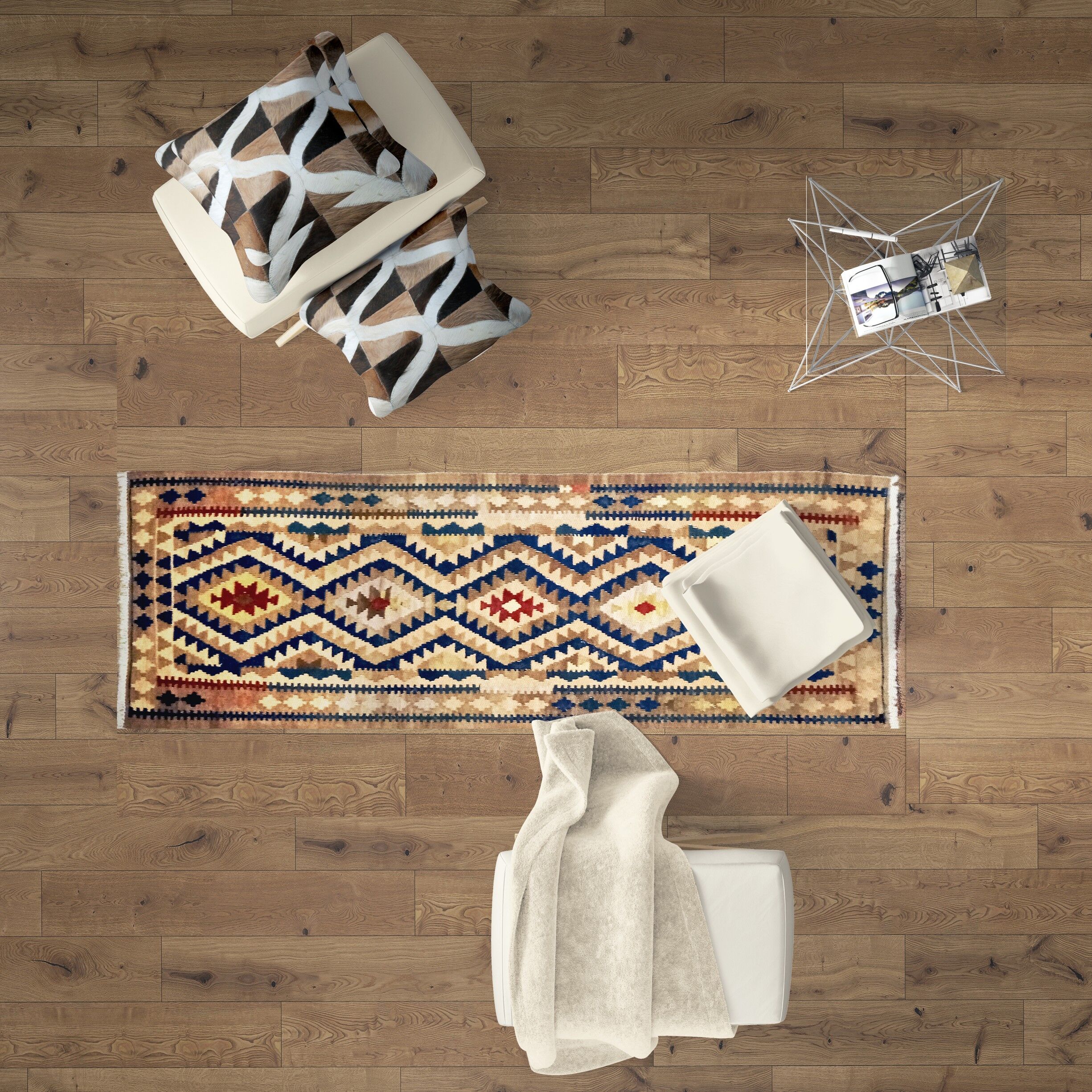 Splendidi corridori di lana fatti a mano