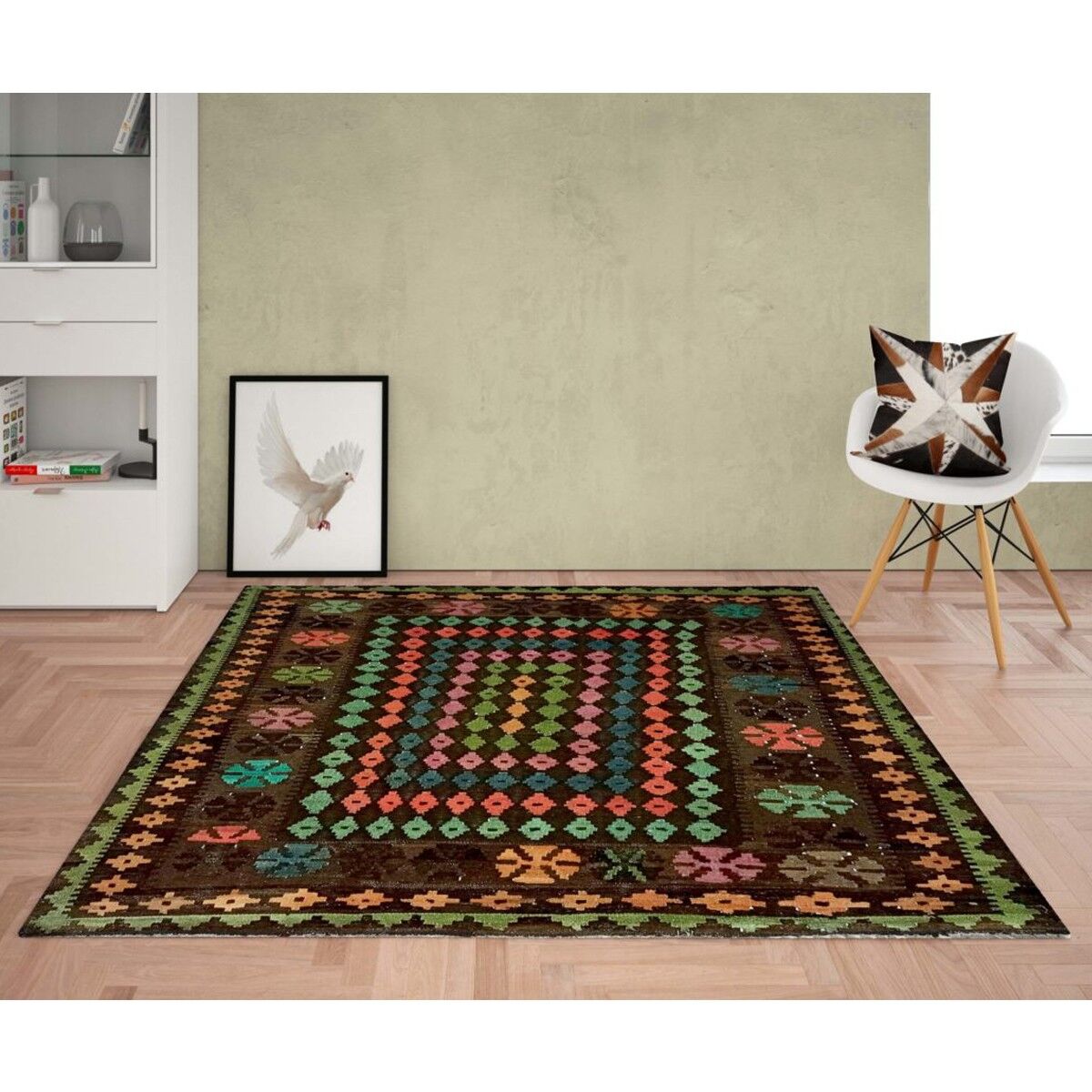 Tappeto Kilim Millbrook antico tradizionale