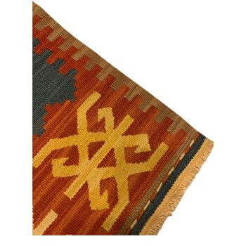 Chutes de tapis Kilim Vintage Tribal traditionnel 2