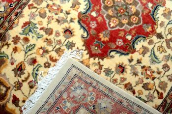 Tapis de chambre en laine noués à la main Kashan 3