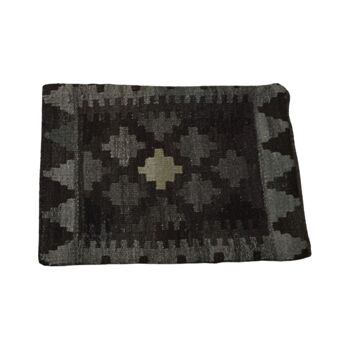 Kilim handvävt brun kuddfodral 2