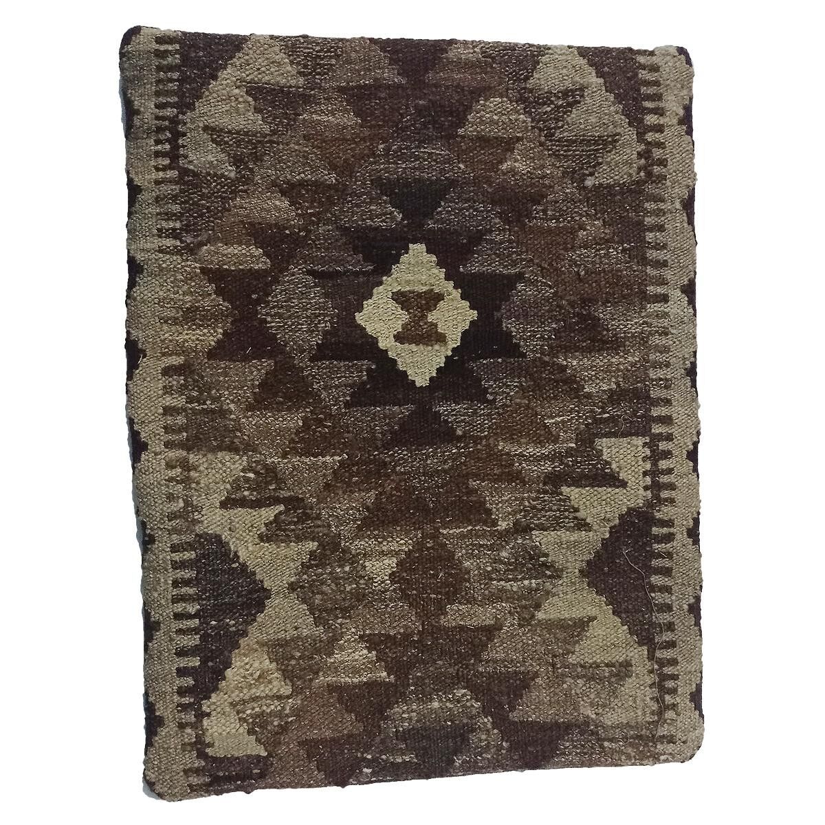 Fodera per cuscino Kilim Judge grigio