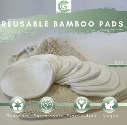 12 Reusable Make Up pads & Mesh bag