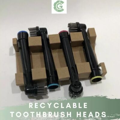 Têtes de brosse à dents recyclables - Paquet de 4