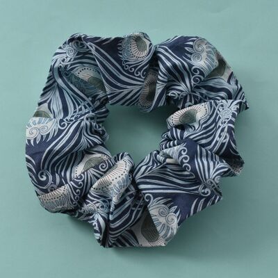 Scrunchie - Liberty of London Caesar Peacock Feather