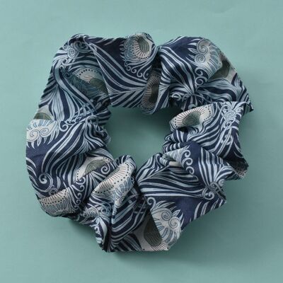 Scrunchie - Liberty of London Caesar Pfauenfeder