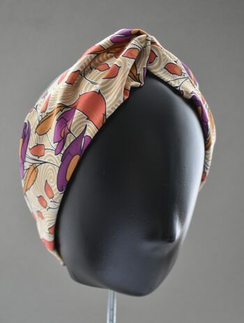 Bandeau turban torsadé pour femme - Liberty of London Art Deco 7