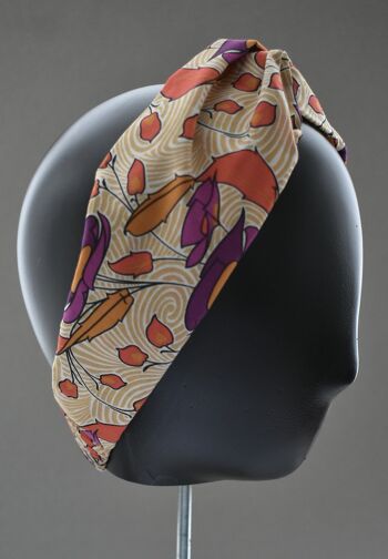 Bandeau turban torsadé pour femme - Liberty of London Art Deco 8