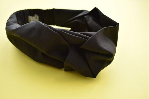 Black Liberty of London - Twisted Turban hairband and neck scarf