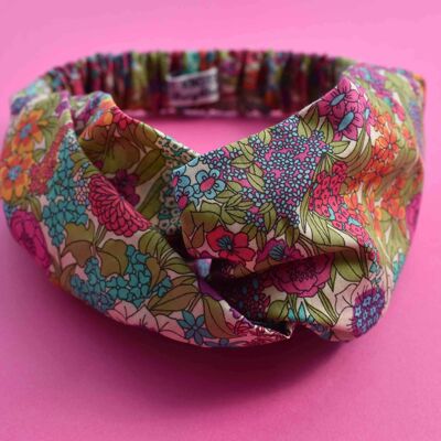 Bandeau et foulard Ciara Foxglove Summer Floral Twisted Turban