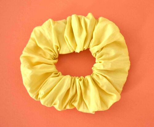 Bright Yellow Scrunchie