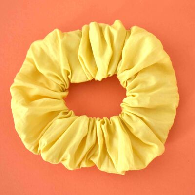 Scrunchie giallo brillante