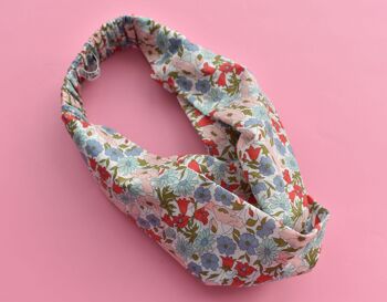 Bandeau et foulard Poppy and Daisy Floral Twisted Turban 3