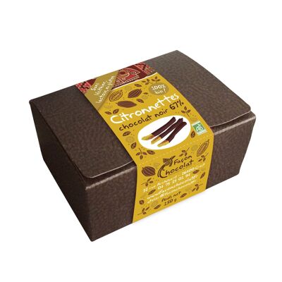 Homemade organic lemon chocolate, 150g