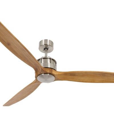Lucci air - Airfusion Akmani ceiling fan with remote control, brushed chrome