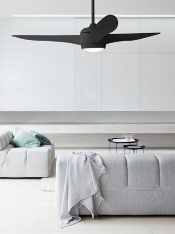 Lucci air - Ventilateur de plafond Airfusion Nordic LED avec télécommande et éclairage LED, noir 6