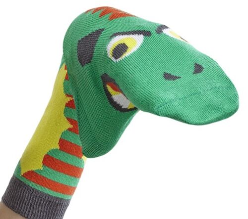 Dragon / Sock puppet / Children socks / Toy